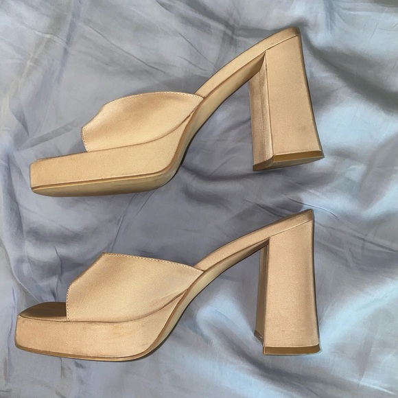 Jeffrey Campbell Stacy square toe heels - Picture 4 of 6